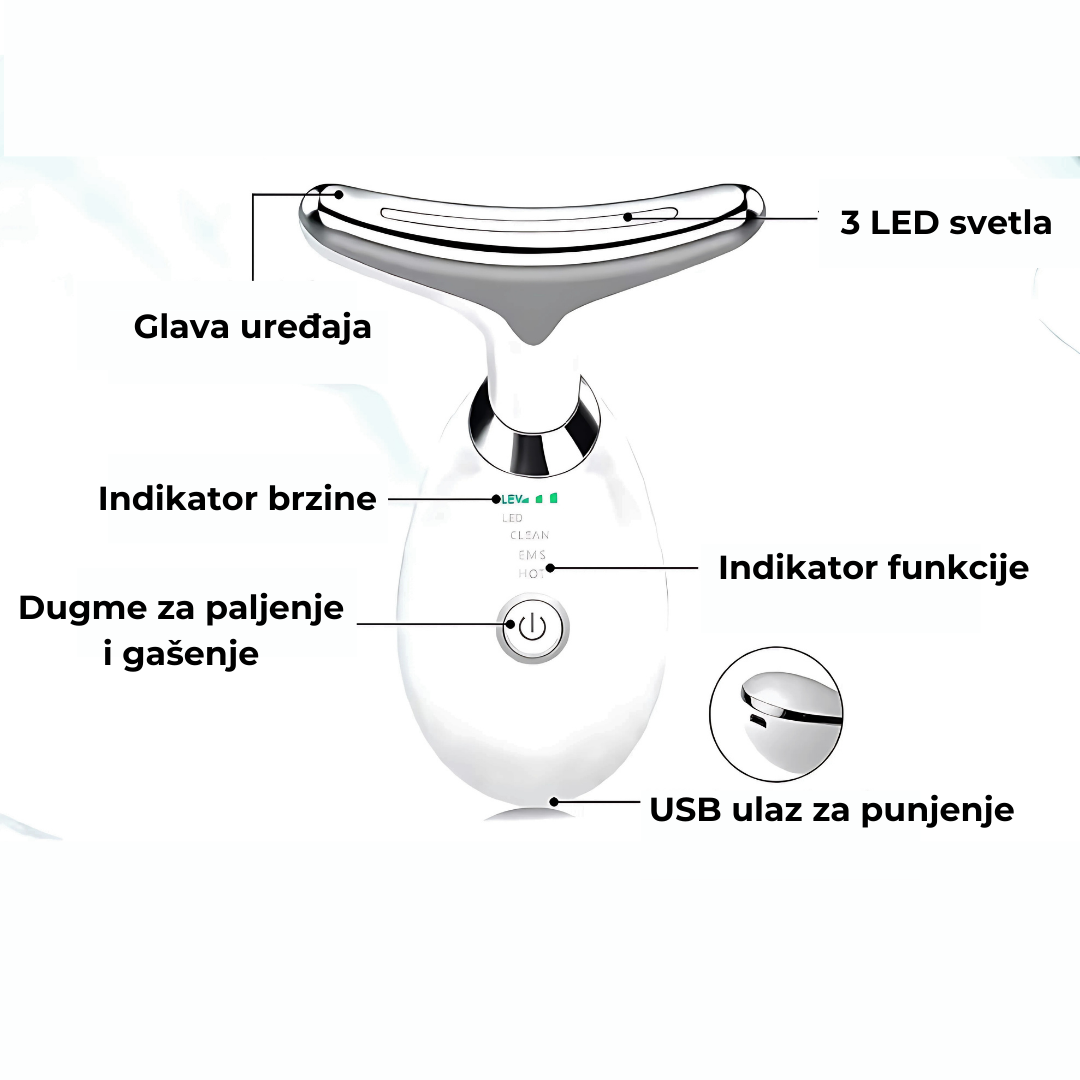 DERMALUX UREĐAJ ZA NEGU LICA