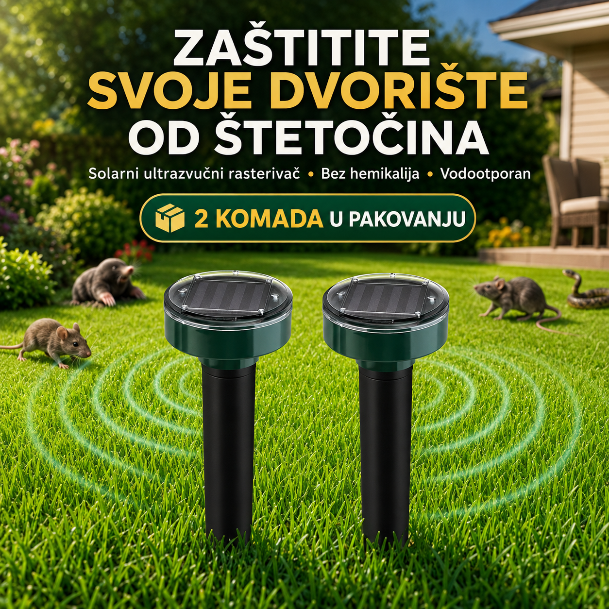 SOLARNI ULTRAZVUČNI RASTERIVAČ